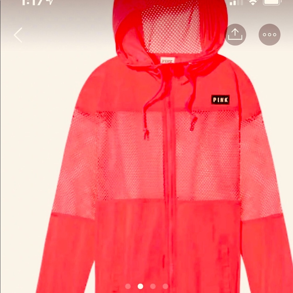 📛❌S O L D ❌📛VS PINK Mesh Anorak Jacket - Picture 4 of 7